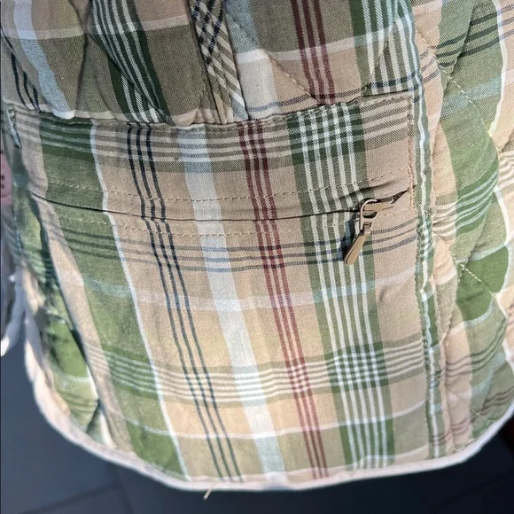 L.L.Bean Barn Quilted Jacket Tan Brown XL - Picture 5 of 6